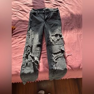 Black ripped pacsun jeans